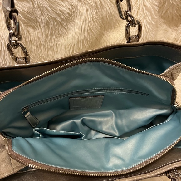 Silver Coach Tote - Picture 3 of 4